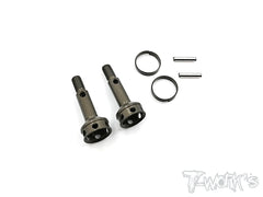 TE-154-M 7075-T6 Hard Coated Alum. Drive Axle ( For Mugen MTC1 ) 2pcs.
