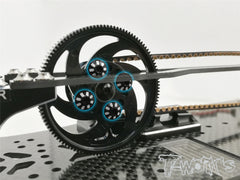TE-160 7075-T6 Alum. Large Diameter Screw M3 x 4mm ( For Yokomo BD7,BD8 ) 4pcs.
