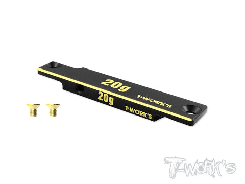 TE-165-E Centre Brass Stiffener Weight 20g. for Yokomo BD8