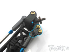 TE-166 Graphite Steering Block Arm Set ( For Team Associated RC10 B6/B6D/B6.1/T6.1  )