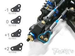 TE-170 Graphite Steering Block Arm Set For Team Associated RC10 B64/B64D