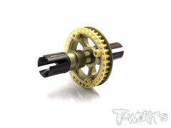 TE-197-M TWIN Trough Spring Steel Solid Driveshaft Adapters For Mugen MTC1