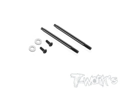 TE-198-AE     DLC coated Shock Shaft 41.3mm/43.3mm/47.8mm( For Team Associated RC10 B74.2/74.1/74/B6.4/6.3/6.2/6.1) 2pcs.