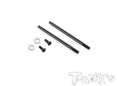 TE-198-AE     DLC coated Shock Shaft 41.3mm/43.3mm/47.8mm( For Team Associated RC10 B74.2/74.1/74/B6.4/6.3/6.2/6.1) 2pcs.