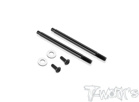 TE-198-TLR DLC coated Shock Shaft 42.7mm/48.7mm ( For TLR 22/22X4 ) 2pcs.