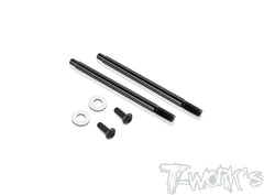 TE-198-TLR DLC coated Shock Shaft 42.7mm/48.7mm ( For TLR 22/22X4 ) 2pcs.