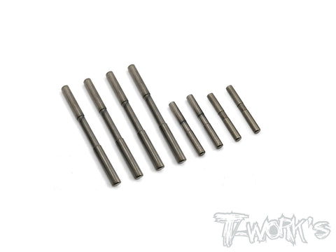 TE-199-T4 DLC coated Suspension Pin Set ( For Xray T4'16/T4'17'18/T4'19/T4'20/T4F/T4'21)