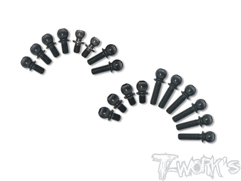 TE-205-T421 7075-T6 Hard Coated Alum Ball End set ( For Xray T4'21 )