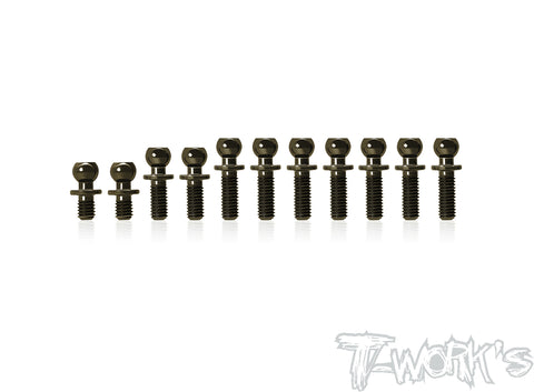 TE-205-X12‘23	 7075-T6 Hard Coated Alum Ball End set ( For Xray X12 2023 )