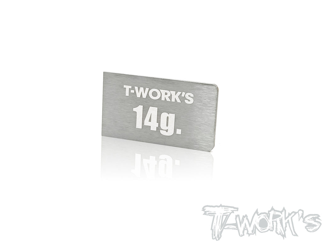 TE-207-B	 Adhesive Type 14g Tungsten Balance Weight  ( For Xray T4'18/19/20 & Yokomo BD9/10 )