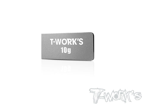 TE-207-E	 Adhesive Type 10g Tungsten Balance Weight  ( For Mugen MTC2  )