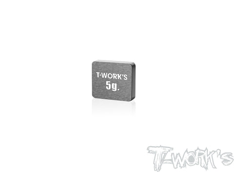TE-207-F	 Adhesive Type 5g Tungsten Balance Weight     11x9.9x2.5mm