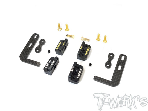 TE-210-T4 Adjustable Battery Holder With Tape Mount Set ( For Xray T4' 17/18/19/20)