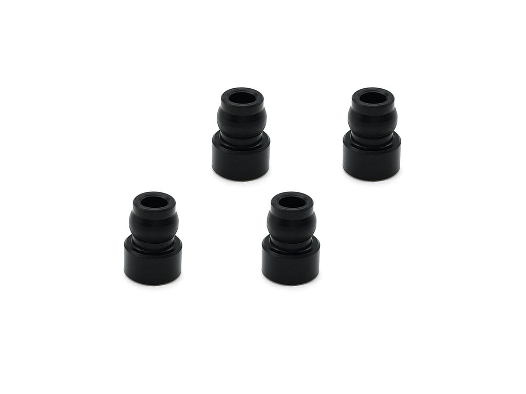 TE-225-TLR POM Shock Cover Bushings  ( For TLR 22X-4/ TLR22 ) 4pcs.
