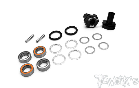 TE-231-BD10-B	6mm Bearing Wheel Hub Axle +1mm ( Yokomo BD10 ) 2pcs.