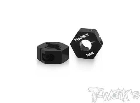 TE-244-F-6	7075-T6 Alum Clip Wheel Adapter 6mm （ For Team Associated RC10 B7/ B74.2/B74.1/B74/ B6.4/B6.3/B6.2/B6.1/DR10/B7D）2pcs.