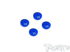 TE-237-AE   Thin Shock Pistons V2 ( Team Associated RC10 B6.3/6.2/6.1/B74.1/74 ) 4pcs.
