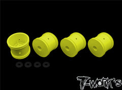 TE-238-B  12mm Truck Wheel White (  TLR 22T 4.0 )  4/8pcs.