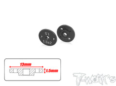 TE-242-A    Machined 13mm Shock Piston 1.5mm   ( For Team Associated ) 2pcs.