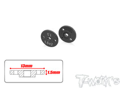 TE-242-A    Machined 13mm Shock Piston 1.5mm   ( For Team Associated ) 2pcs.