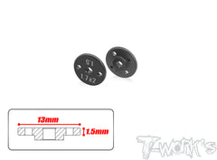 TE-242-A    Machined 13mm Shock Piston 1.5mm   ( For Team Associated ) 2pcs.