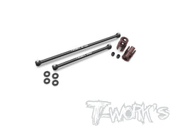 TE-253-B74.2 7075-T6 Alum. Center Dogbone Tranmission Set ( For Team Associated RC10 B74.2/74.1 )