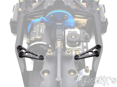 TE-TC01-P Graphite Front Stiffeners ( For Tamiya TC-01 ) 2pcs.