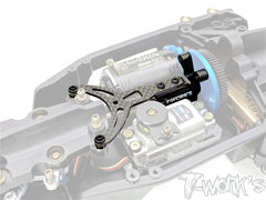 TE-TC01-Q   7075-T6 Alum. Motor Plate Mount & Graphite Front Upper Plate ( For Tamiya TC-01 )