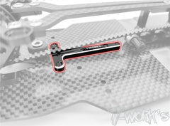 TE-X4-F-A  7075-T6 Alum Chassis T-bar ( For Xray X4/ X4'23   )