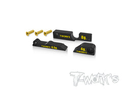 TE-X4-J	Brass Motor Mount Weights Set 4 + 4.5 + 8g ( For Xray X4/X4'23/X4'24 )