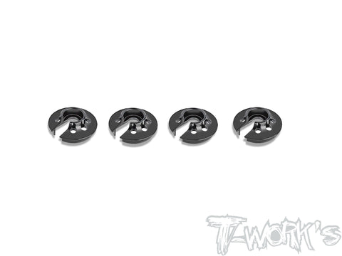 TE-X4-L  Alum. Shock Spring Retainer ( For Xray X4'23 ) 4pcs.