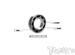 TG-039  Precision Ceramic Bearing 14.5x26x6mm ( Engine Rear Bearing )