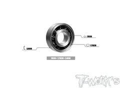 TG-040  Precision Ceramic Bearing 7x17x5mm ( Engine Front Bearing )