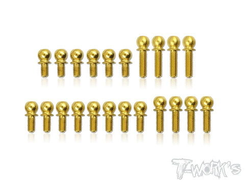 TN-001-T418 Titanium Nitride Ball End set ( For Xray T4'18 )