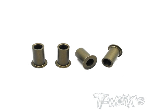 TO-087 Hard Coated Alum. A-Arm Bushing  4pcs. (For  Hong Nor X3 GTS'26& Jammin X3 Sabre,IGT8)