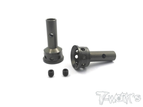 TO-094 Hard Coated Alum. F/R Axle Shaft ( For Mugen MBX-6/6T / Mugen MBX8 ECO) 2pcs