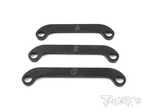 TO-106 7075-T6  3.5mm Steering Ackerman Plate Set( For HN & OFNA Sabre X3 & X3E,IGT8 & X3 GTS'23 )