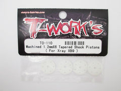 TO-110 Machined 1.2mmX6 Tapered Shock Pistons( For Xray XB9)