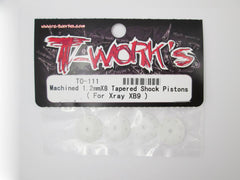 TO-111 Machined 1.2mmX8 Tapered Shock Pistons( For Xray XB9)
