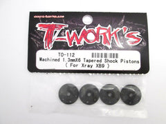 TO-112 Machined 1.3mmX6 Tapered Shock Pistons( For Xray XB9)