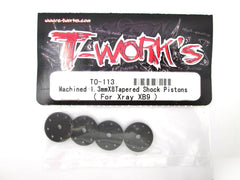 TO-113 Machined 1.3mmX8Tapered Shock Pistons( For Xray XB9)