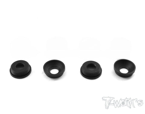 TO-131  POM Front Upright Adjust Nut Spacers 4pcs. ( For Mugen MBX-6/MBX-7/Sworkz/MBX8/Mugen MBX8 ECO/Mugen MBX8R )