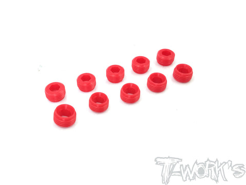 TO-134-M POM Front Upright Adjust Nut Spacers 10pcs.( For Mugen MTX/MRX)