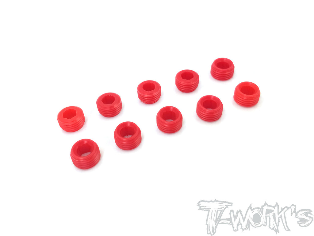 TO-134-X  POM Front Upright Adjust Nut Spacers 10pcs.( For Xray RX8/NT1)