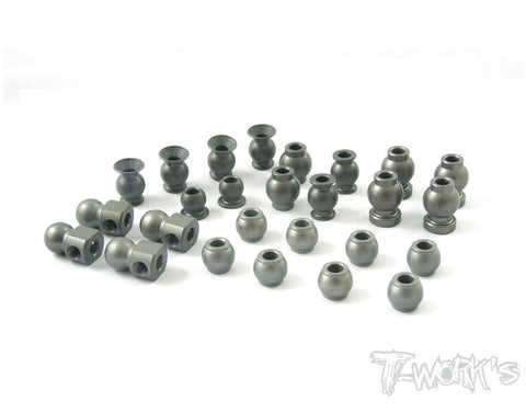 TO-140 Hard Coated Alum. Ball Set ( For Team C T8 )