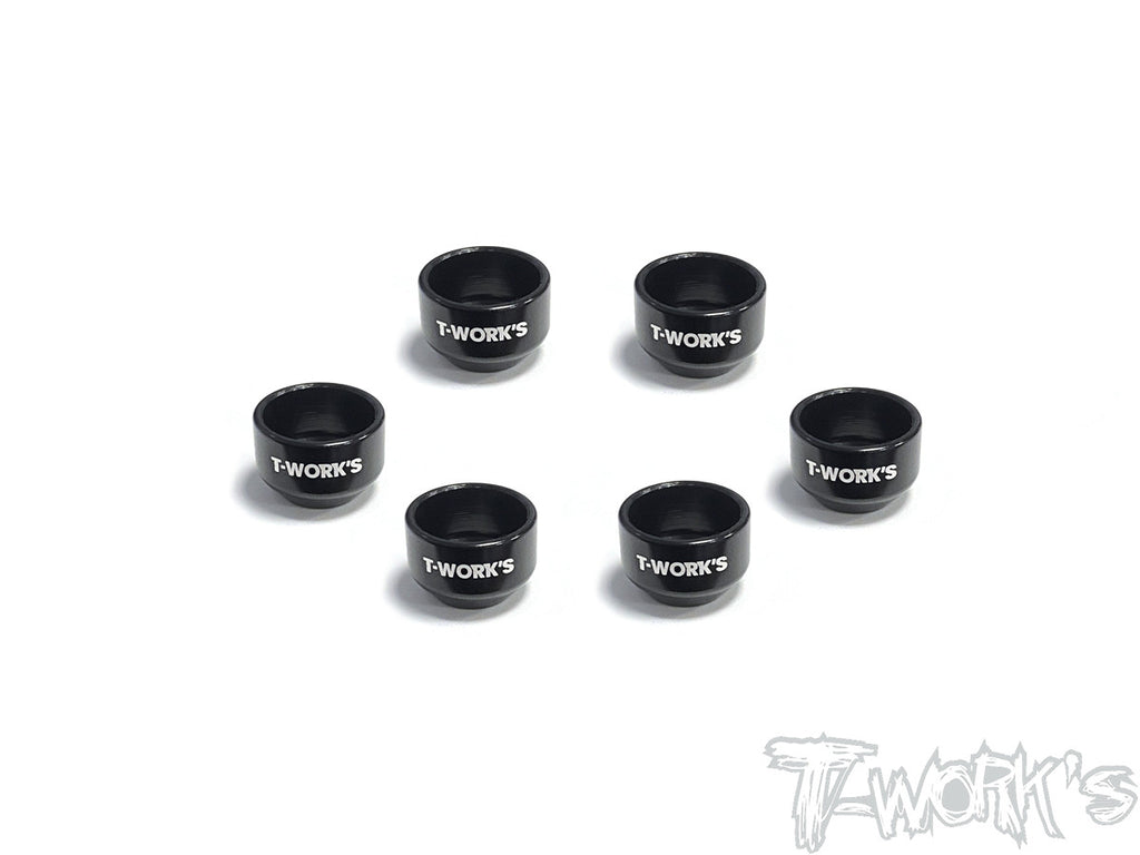 TO-162-TLR Alum. Drive Shaft Safety Collar 6pcs./2pcs. ( For Team Losi 22X-4/ 22 )