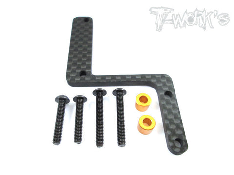 TO-168 Graphite Radio Tray Support Mount ( For HN & OFNA Sabre X3 )