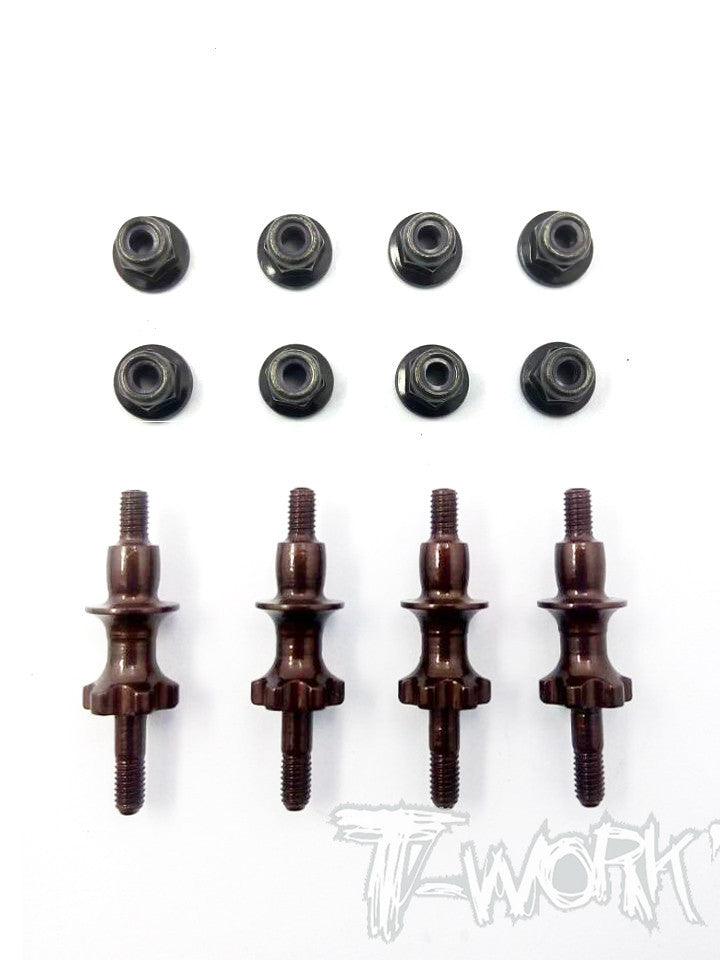 TO-177 Spring Steel Shock Standoffs ( For Kyosho MP-9 )