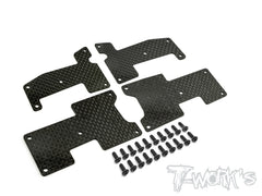TO-180 Graphite A-arm Stiffeners ( For HB Racing D815/RGT8/D817/D817 V2/D819)