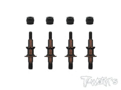 TO-194 Spring Steel Shock Standoffs With POM Shock Cap Bushings ( For TEKNO EB/NB/NT/SCT )4pcs.